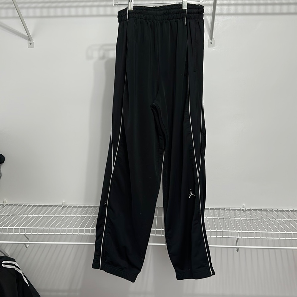 Nike Air Jordan Black Grey piping sweat pants Sz L Large
